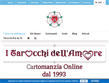 Tablet Screenshot of amoretarocchi.com